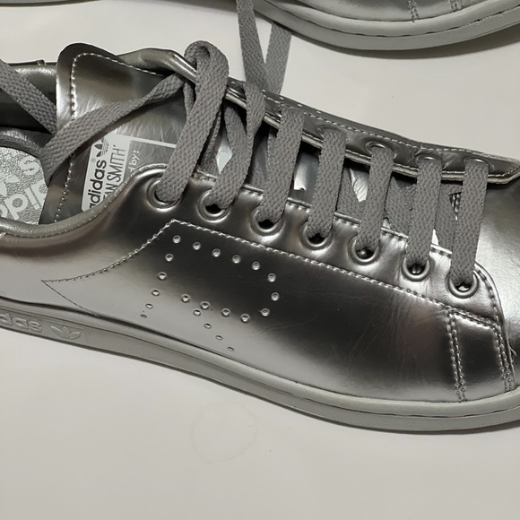 Adidas Raf Simons Stan Smith Metallic Leather Sneakers size 9 - Picture 4 of 8